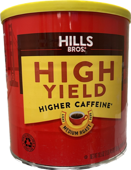 Hills Brothers Coffee Medium Roast High Yield 30.5oz
